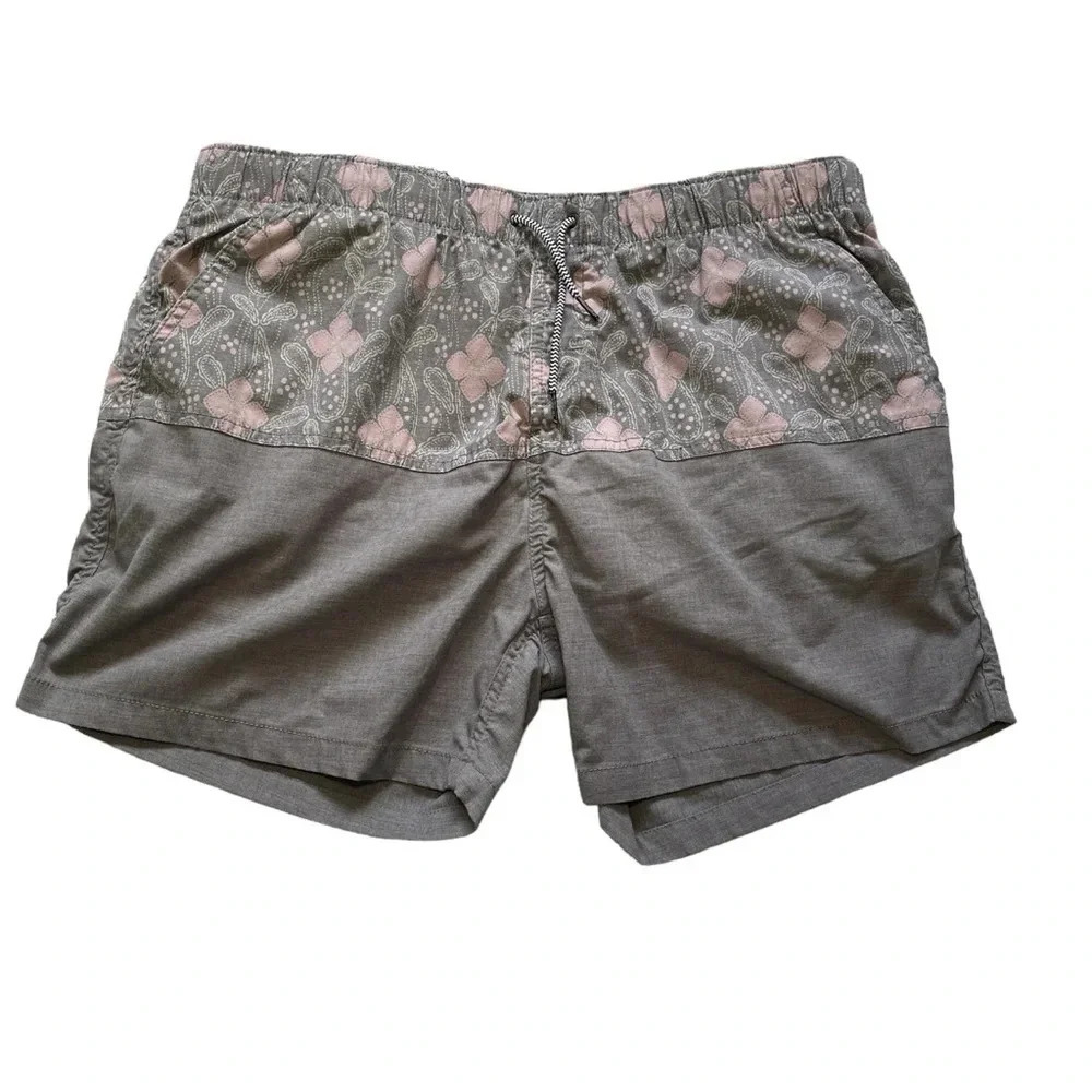 Katin Men's Surf Trunk Short‎ XL Floral Pattern